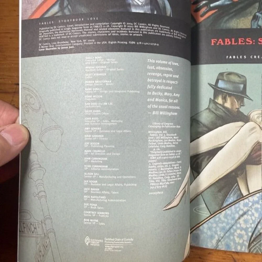 Fables Graphic Novels Set Of 3 Legends In Exile Animal Farm & Storybook Love - Picture 7 of 9